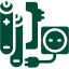 Electrical accessories icon